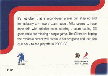2002-03 Be a Player Memorabilia #212 Mike Comrie Back