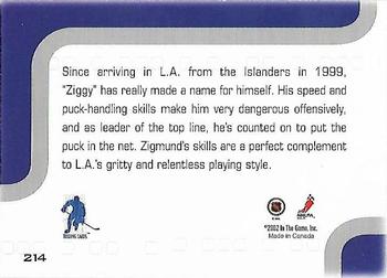 2002-03 Be a Player Memorabilia #214 Zigmund Palffy Back