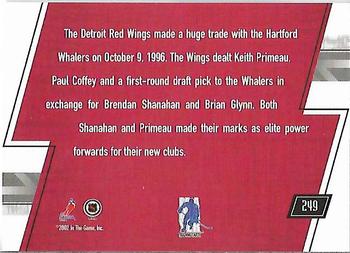 2002-03 Be a Player Memorabilia #249 Brendan Shanahan / Keith Primeau Back
