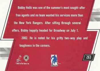 2002-03 Be a Player Memorabilia #263 Bobby Holik Back
