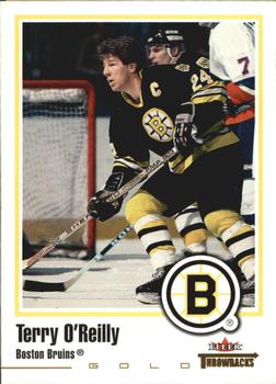 2002-03 Fleer Throwbacks #1 Terry O'Reilly Front