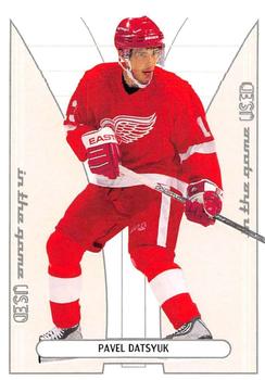 2002-03 In The Game Used #128 Pavel Datsyuk Front