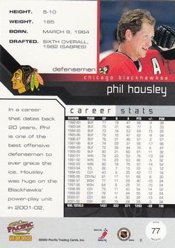 2002-03 Pacific #77 Phil Housley Back