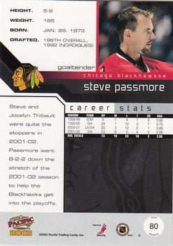 2002-03 Pacific #80 Steve Passmore Back