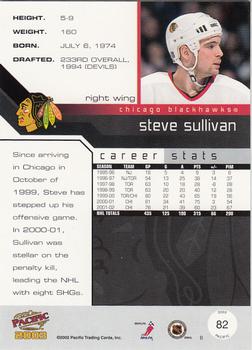 2002-03 Pacific #82 Steve Sullivan Back