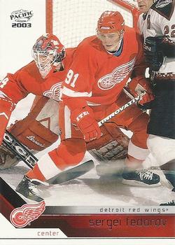 2002-03 Pacific #127 Sergei Fedorov Front