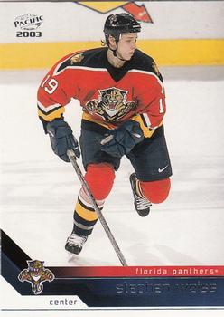 2002-03 Pacific #161 Stephen Weiss Front