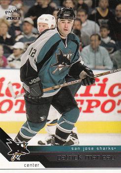 2002-03 Pacific #336 Patrick Marleau Front