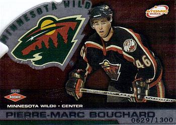 2002-03 Pacific Atomic #113 Pierre-Marc Bouchard Front