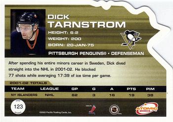 2002-03 Pacific Atomic #123 Dick Tarnstrom Back