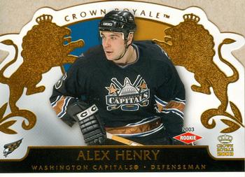2002-03 Pacific Crown Royale #140 Alex Henry Front