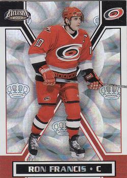 2002-03 Pacific Exclusive #28 Ron Francis Front