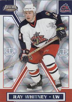 2002-03 Pacific Exclusive #53 Ray Whitney Front