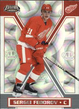 2002-03 Pacific Exclusive #62 Sergei Fedorov Front