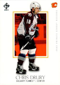 2002-03 Pacific Private Stock Reserve #14 Chris Drury Front