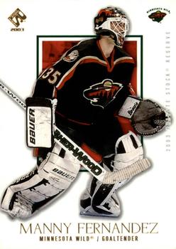 2002-03 Pacific Private Stock Reserve #49 Manny Fernandez Front