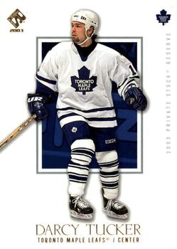 2002-03 Pacific Private Stock Reserve #94 Darcy Tucker Front