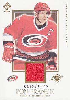 2002-03 Pacific Private Stock Reserve #108 Ron Francis Front