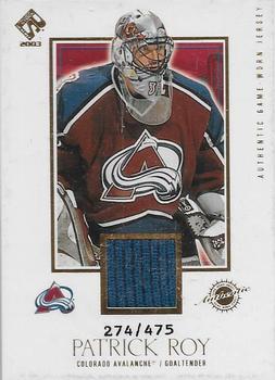 2002-03 Pacific Private Stock Reserve #110 Patrick Roy Front