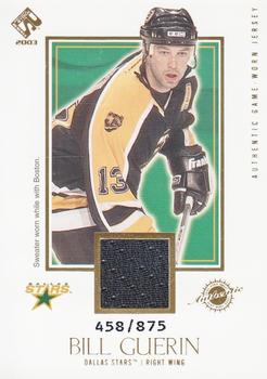 2002-03 Pacific Private Stock Reserve #114 Bill Guerin Front