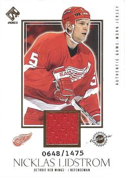 2002-03 Pacific Private Stock Reserve #119 Nicklas Lidstrom Front