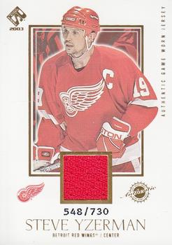 2002-03 Pacific Private Stock Reserve #121 Steve Yzerman Front