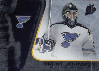 2002-03 Pacific Quest for the Cup #82 Brent Johnson Front