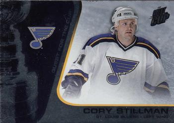 2002-03 Pacific Quest for the Cup #83 Cory Stillman Front