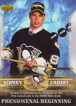 Sidney Crosby hockey card 2006 Upper Deck Victory #157 (Pittsburgh