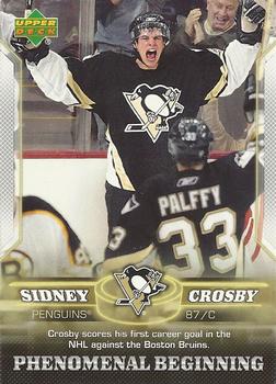 2005-06 Upper Deck Phenomenal Beginning Sidney Crosby #4 Sidney Crosby Front
