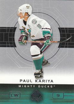 2002-03 SP Authentic #2 Paul Kariya Front