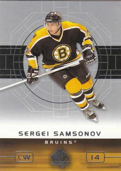 2002-03 SP Authentic #7 Sergei Samsonov Front