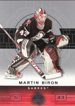 2002-03 SP Authentic #9 Martin Biron Front