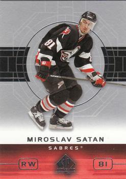 2002-03 SP Authentic #10 Miroslav Satan Front