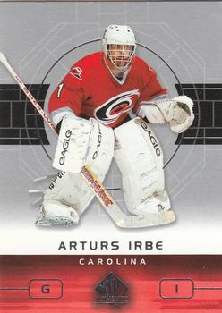 2002-03 SP Authentic #14 Arturs Irbe Front