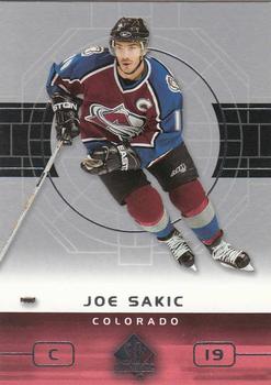 2002-03 SP Authentic #21 Joe Sakic Front