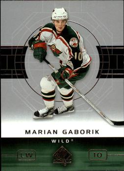 2002-03 SP Authentic #46 Marian Gaborik Front