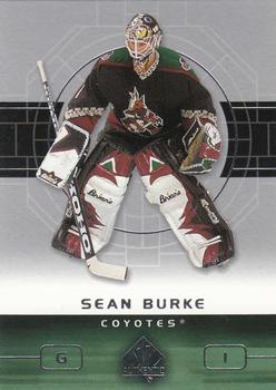 2002-03 SP Authentic #69 Sean Burke Front