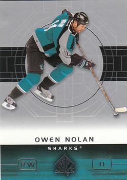 2002-03 SP Authentic #75 Owen Nolan Front