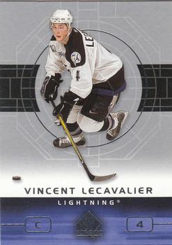 2002-03 SP Authentic #81 Vincent Lecavalier Front