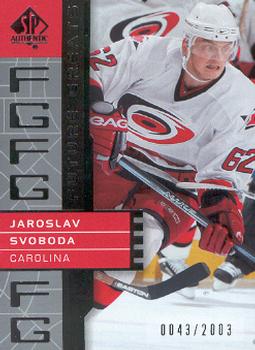 2002-03 SP Authentic #111 Jaroslav Svoboda Front