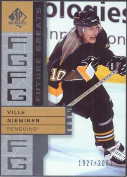 2002-03 SP Authentic #129 Ville Nieminen Front