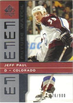 2002-03 SP Authentic #141 Jeff Paul Front