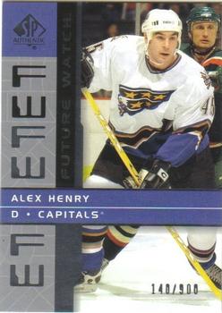 2002-03 SP Authentic #144 Alex Henry Front