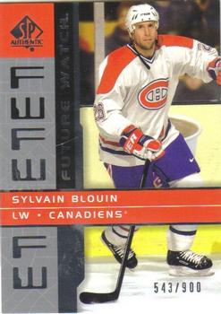2002-03 SP Authentic #147 Sylvain Blouin Front