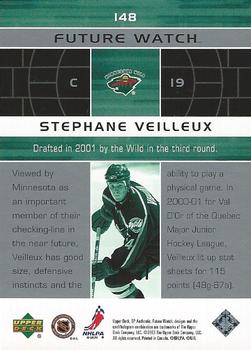 2002-03 SP Authentic #148 Stephane Veilleux Back