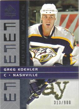 2002-03 SP Authentic #149 Greg Koehler Front