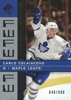 2002-03 SP Authentic #163 Carlo Colaiacovo Front