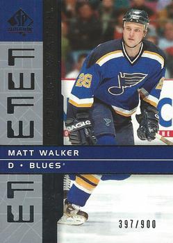 2002-03 SP Authentic #165 Matt Walker Front