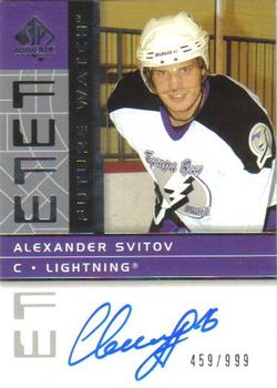 2002-03 SP Authentic #194 Alexander Svitov Front